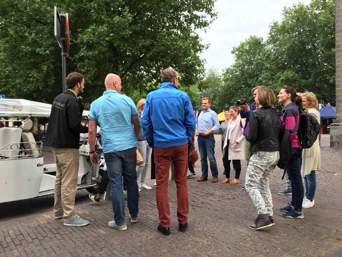 e_Choppers's tweet image. Vandaag een Citytour Amersfoort voor 30 personen &amp;amp; een TuKTuk Challenge voor de EO