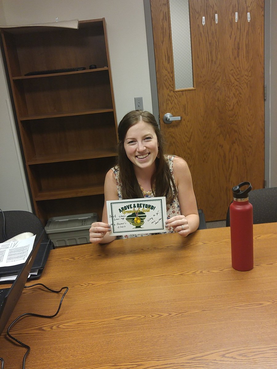 Ms. Dever's class received Greenbush Gold forthe best line up at Earl Lawson Elementary! CHAMP ON!