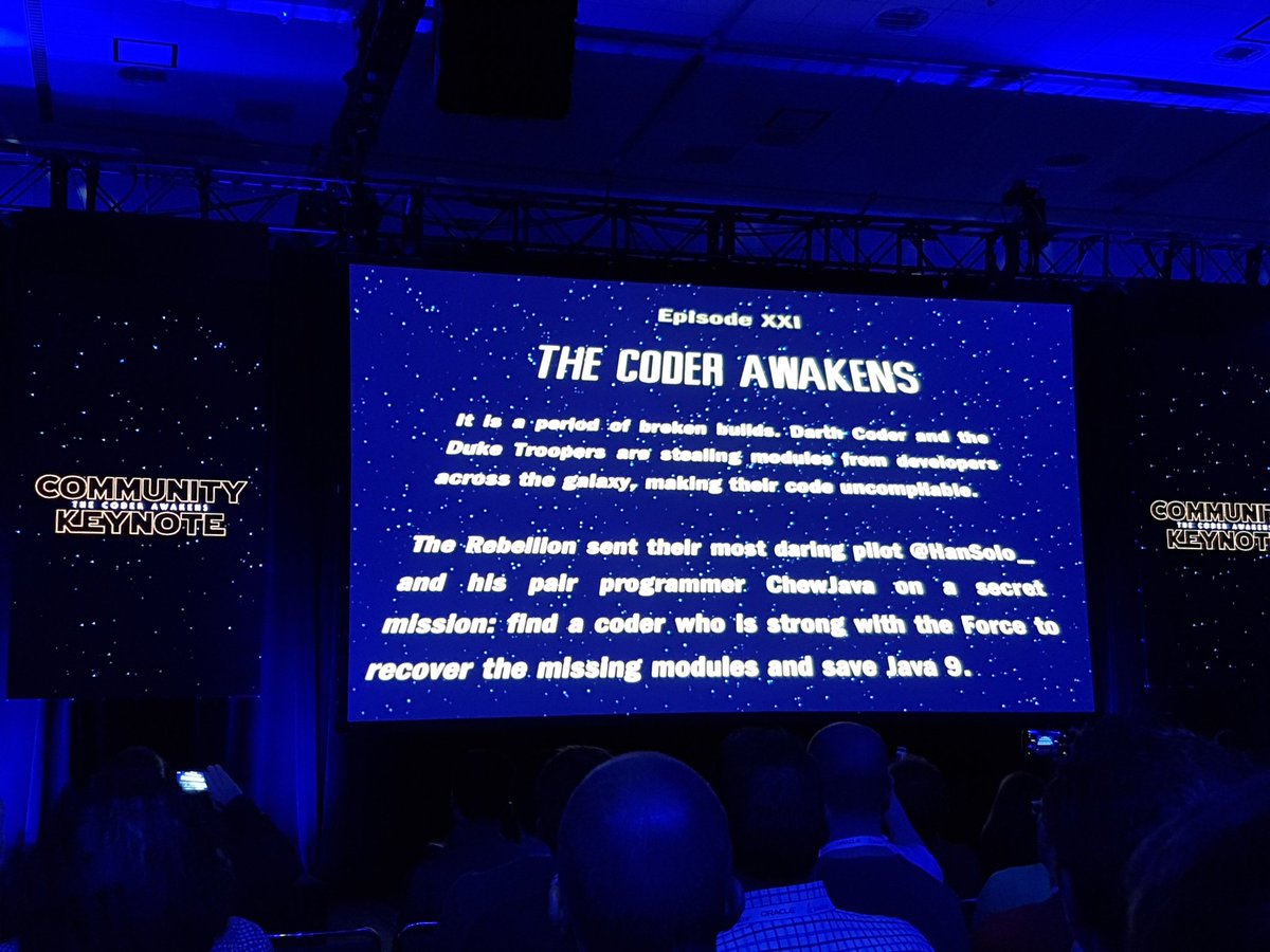 sigmatechgroup's tweet image. Wrapping up #JavaOne with community awesomeness. #MakeJavaGreatAgain #GoodWookie #DarthGosling @JavaOneConf