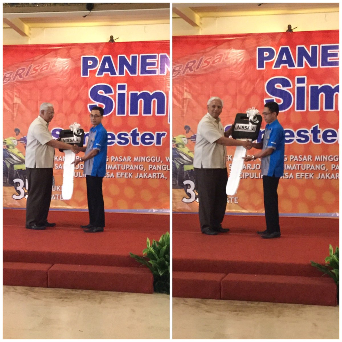 Selain mengundang makan siang nasabah setia BRI Tabungan Simpedes, terdapat doorprize langsung dan hadiah utama sebuah mobill! (3)