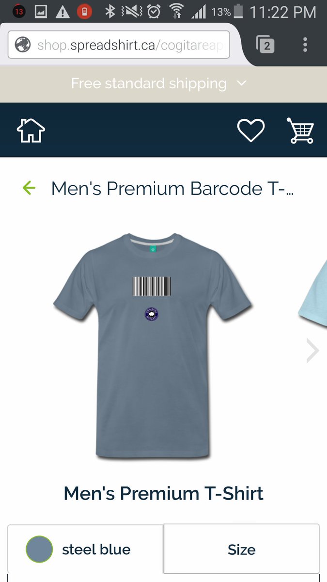 cogitareapp's tweet photo. NEW GRAPHIC !! Wonder if the barcode reads anything or just something random ? We'll never tell. #cogitare #positiveclothes #nonegativetoday https://t.co/i9mAO0erqp