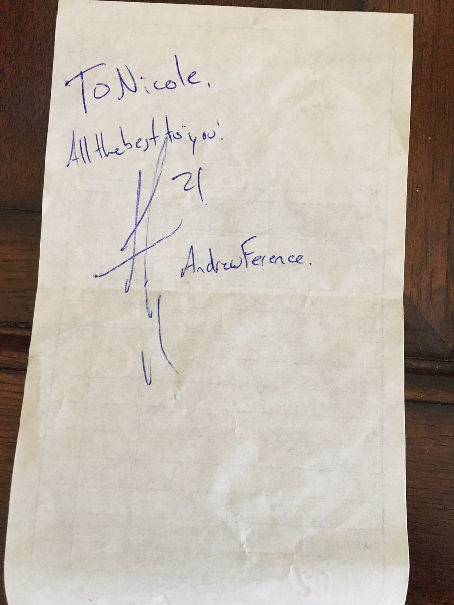 Nica_Clark's tweet photo. #TBT meeting Calgary Flames (at that time anyways!) #AndrewFerence! @shanokenn were you with me? Had to of been a million  yrs ago! https://t.co/fYaSIG6T6a