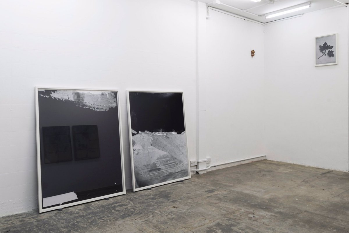 Billet &amp; Bloom. 2016 (left) and a black concrete cast fig (right). <a href="/Filetspace/">FILET</a> - open tomorrow 12-6. 🗻