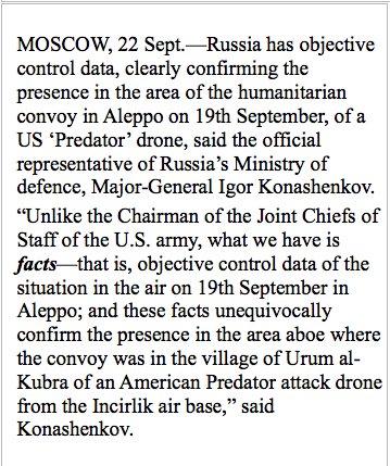JohnDelacour's tweet photo. #Syria #Aleppo #UrumAlKubra
#HELLFIRE ?
Whether the US ‘Predator’ attack drone played a part in the attack, who knows yet, but IT WAS THERE. https://t.co/gHE7a18nZj