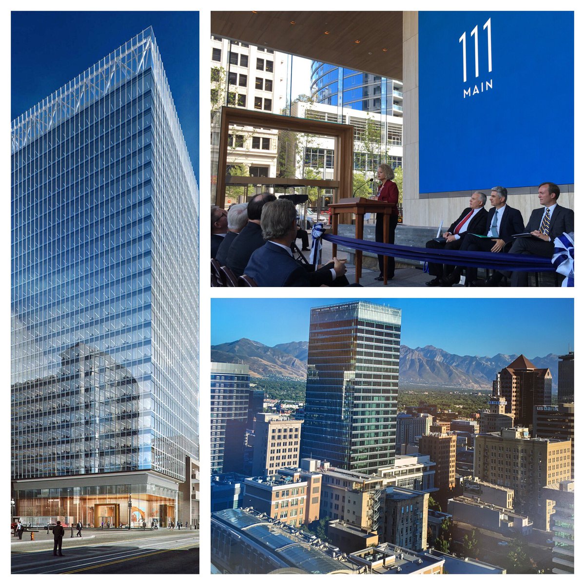 SLCgov's tweet photo. Introducing 111 Main a new anchor in the 💙 of @DowntownSLC @slcmayor #utpol @slcrda @111MainSLC. https://t.co/wXUZ3bVGrz