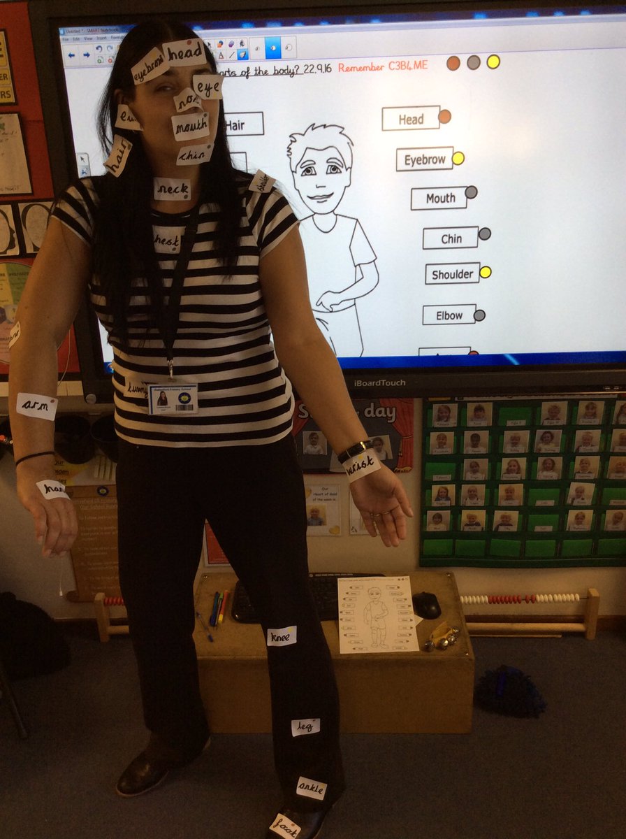 MrsML_Earle's tweet photo. Great fun labelling body parts today! We left 'mouth' removal until last! 😂 @Battyeford @JemmaWatson5 https://t.co/9lXXanlAkk