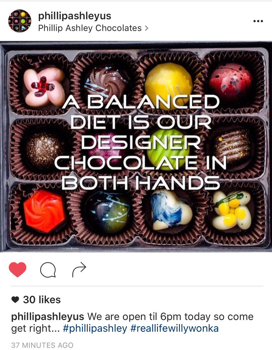 LetsDoMemphis's tweet photo. Share and visit!!!!!! #phillipashleychocolates #letsdomemphis #memphissweets #designerchocolates https://t.co/9vyvOWt8Wl