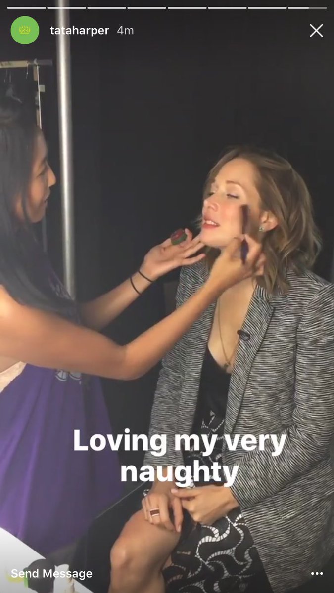 NatalieMatias's tweet photo. Blushing over meeting and touching up this skin goddess #TataHarper https://t.co/u6ZM2L2irZ