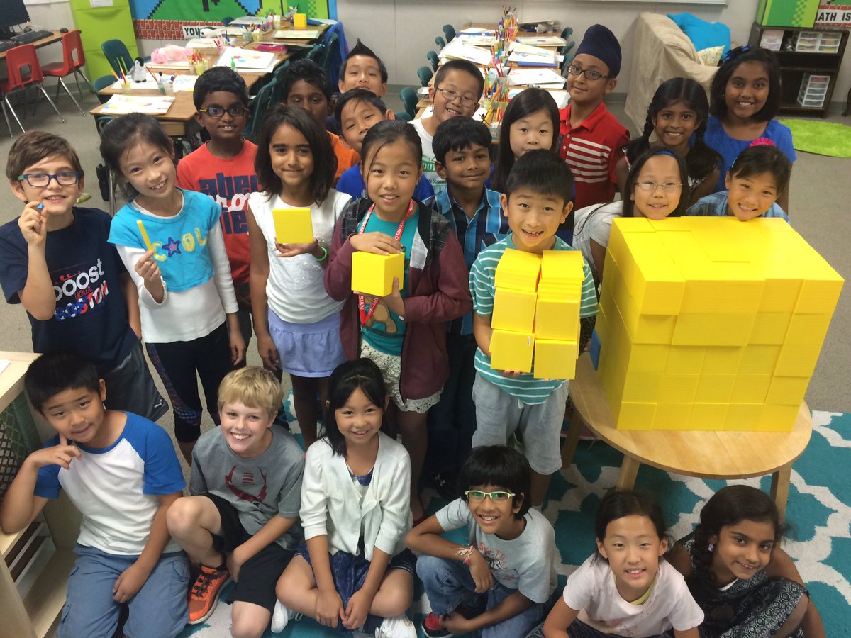 The_Nguyeners's tweet photo. Our #hundredthousandblock!
#mathisfun #thirdgrade #placevalueblocks @CWE_Cougars @FortBendISD https://t.co/3ftmPTFiaL
