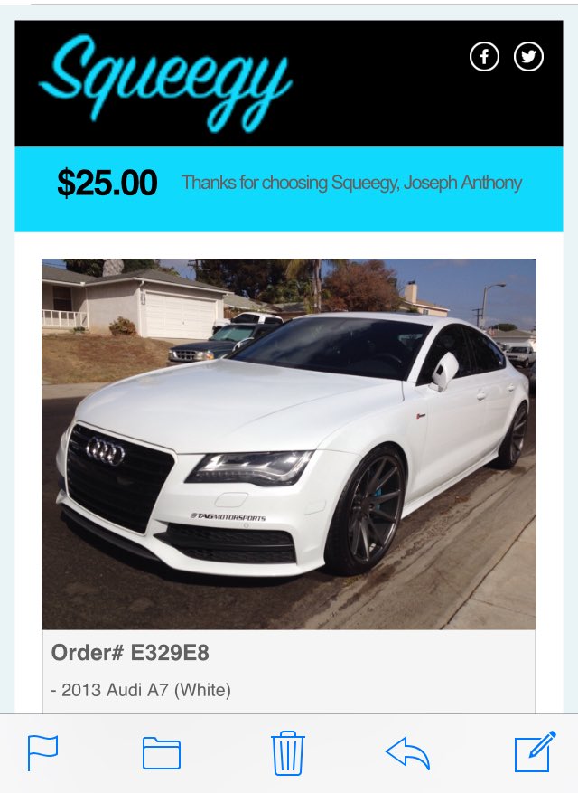 joeybrezinski's tweet photo. Lovin' this new #carwash app. Use my code 0C5D0 for $10 credit. #SqueegyClean : https://t.co/Zbha8kDjZd https://t.co/mYYPLOwQQ8