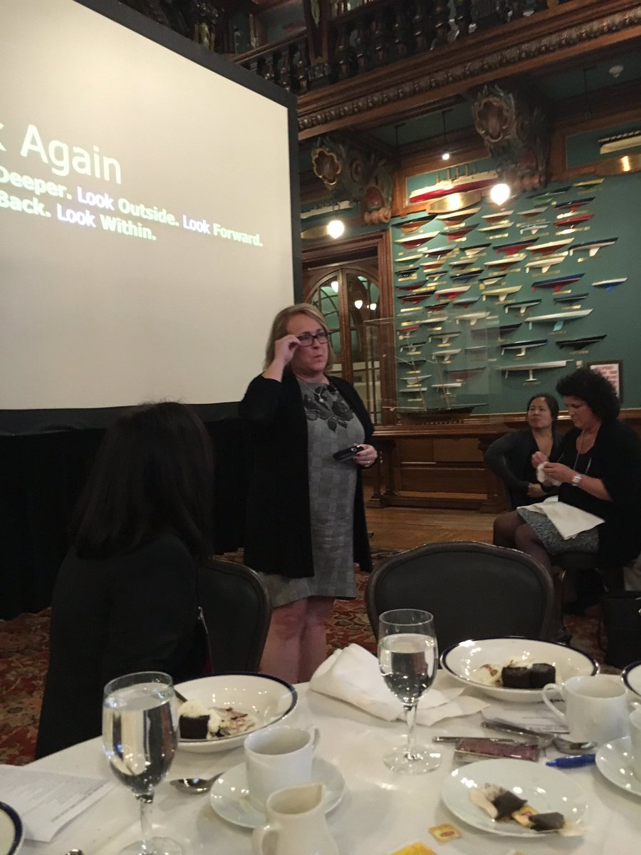 FCS_Windorf's tweet photo. #fcslunch @theFCSorg @DianaMOBrien explains the impact of the Deloitte story, leading got the "Look Again" campaign. https://t.co/PTRuu9cAEd
