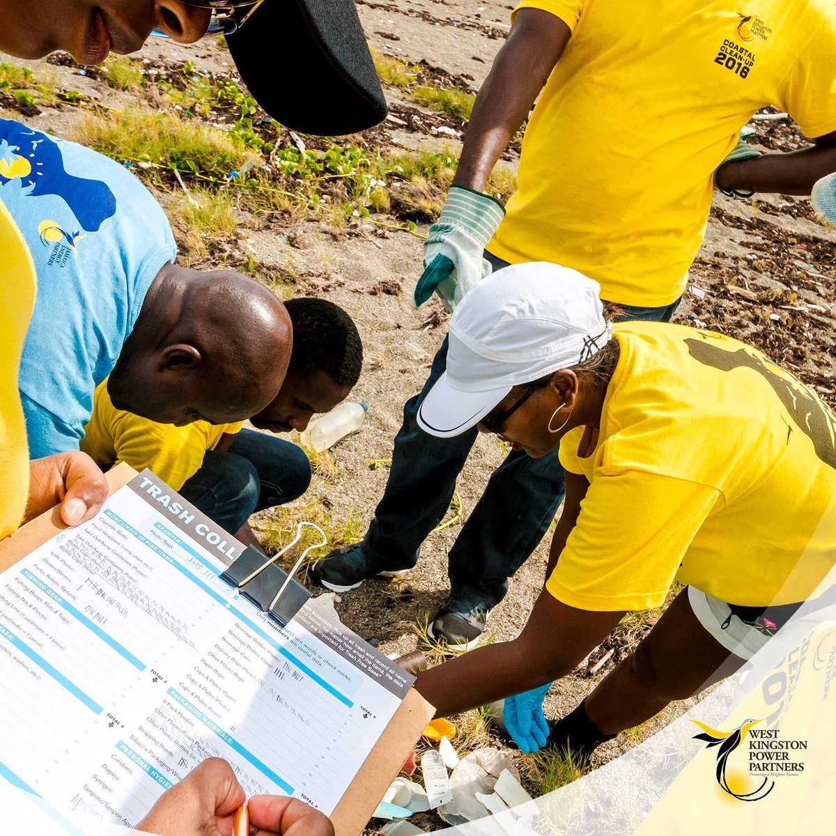 jamenergyp's tweet photo. VP- HR,Environment, Health &amp; Safety at JEP &amp; WKPP,Odeth Reynolds joined volunteers at the WKPP Beach Cleanup held along the palisados strip. https://t.co/RT8JeEgJou