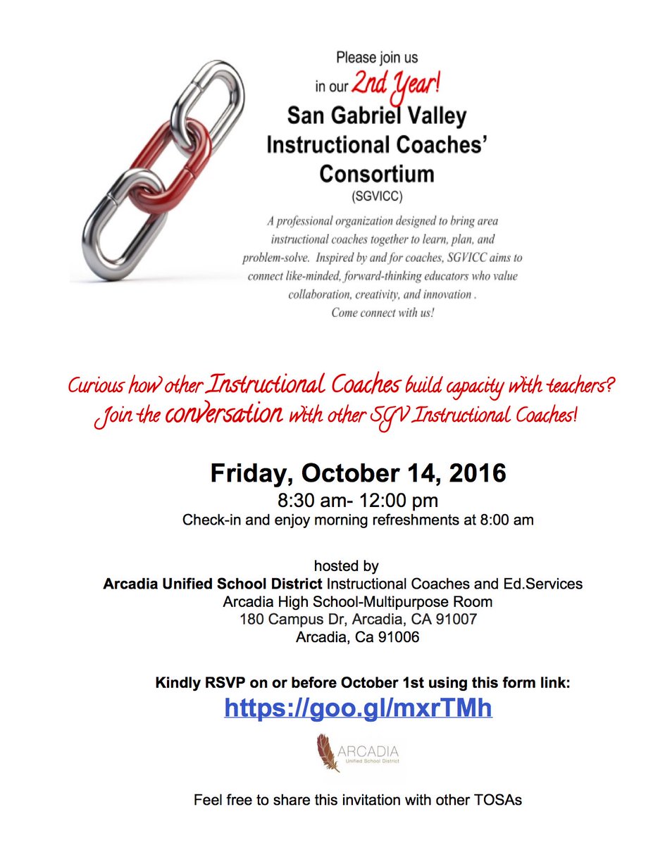 mrpasz's tweet photo. If you're a #tosa in the Los Angeles area, join us in the SGV to #PLN and grow as a professional! #SGVICC #edtech https://t.co/pJ5pYWnncp