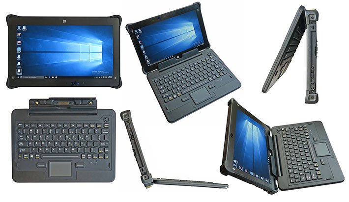 FBPeripherals's tweet photo. RUGGED PC REVIEW: iKey Redefines “2-in-1” - GammaTech DURABOOK R11 + Keyboard https://t.co/QDhjwHls7p #rugged #iKey #GammaTech #Keyboards https://t.co/KFUjCrvGYQ