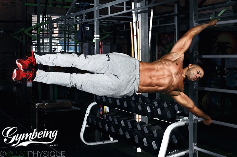 killerphysique's tweet photo. Tom killing his shoot wearing the awesome new @GymBeing muscle fit joggers https://t.co/9bKS5JP2BN