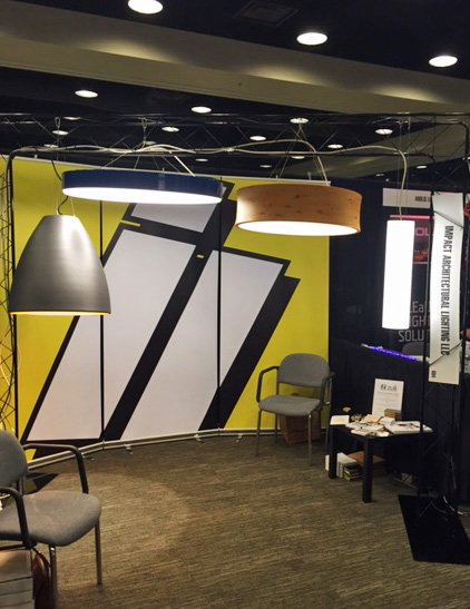 impactltg's tweet photo. We've been busy setting up, now come and hang with us! #Booth604 #LEDSUM https://t.co/sk3XNjDVOA