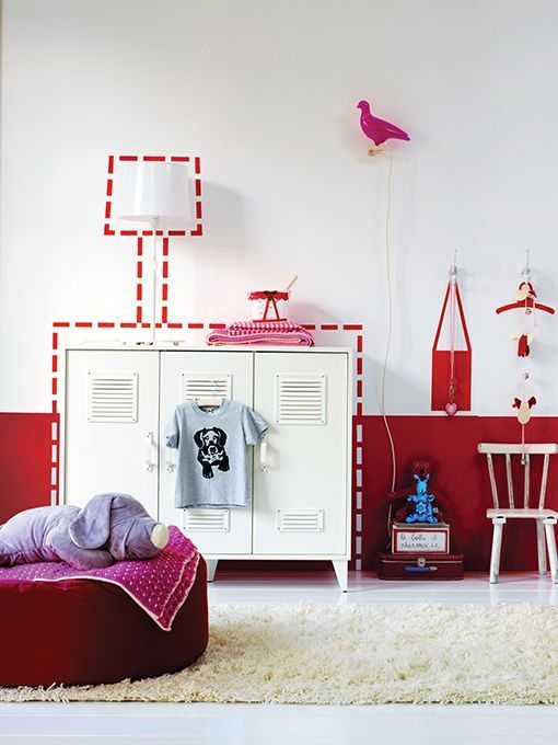 Materiales247's tweet photo. ¿Quién dijo que el rojo no puede ser usado en un dormitorio infantil? #decoración #tips #interiorismo #ve #ccs https://t.co/YBiPaQ4A7j https://t.co/lIcLWeNGXk