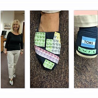 Perry_Panthers's tweet photo. Dr. Knapek likes to wear these shoes  #chemistry #Periodically #rightformula https://t.co/O3eesm9GKp