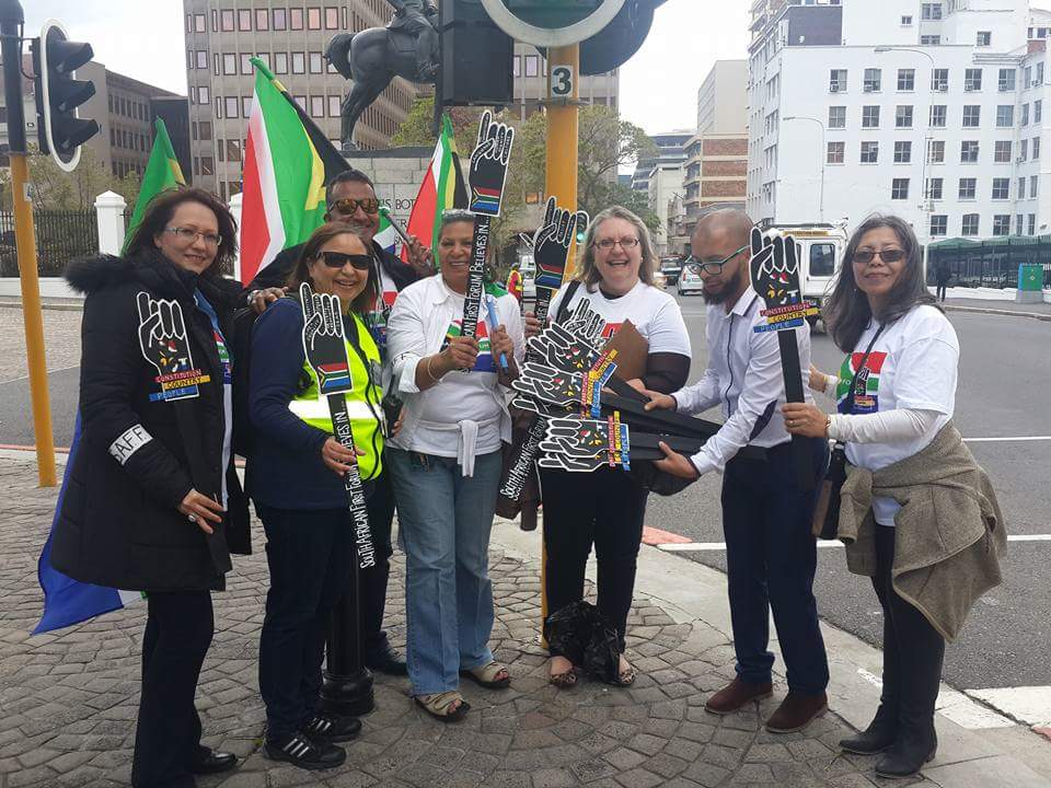 nadcoe's tweet photo. #SA1st #IAmConstitution #SAFIRSTFORUM Peaceful picket in front of SA Parliamentβ https://t.co/XaZ7MI5VJt