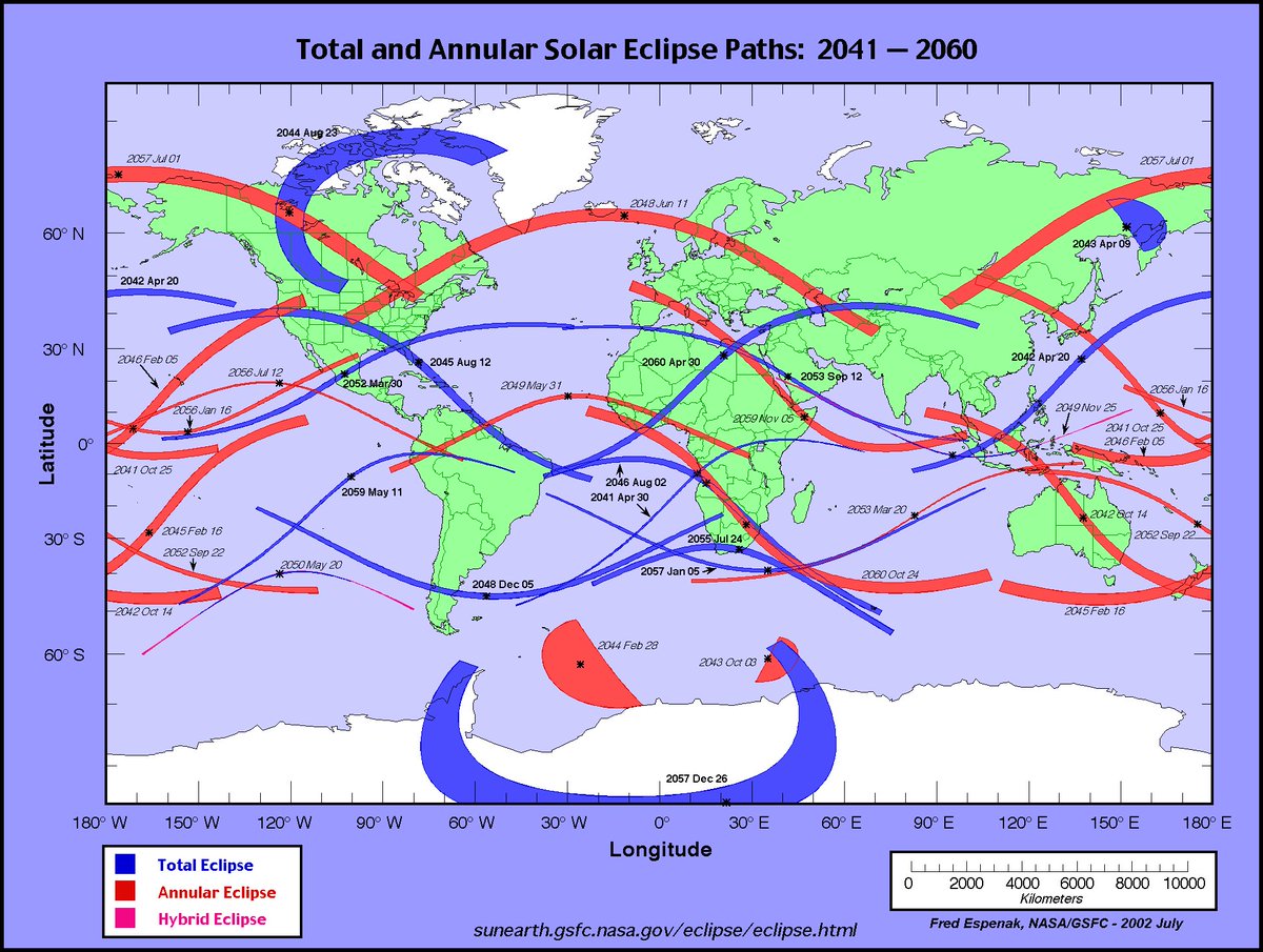 tweetsauce's tweet photo. Can't be in the US for next year's TOTAL ECLIPSE? Here are maps of every solar eclipse for the next 64 years. More: https://t.co/hP1bMQvSUI https://t.co/AdtIHIoucf