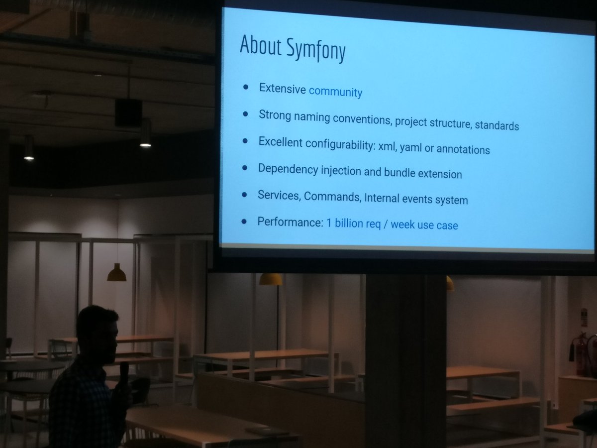 loige's tweet photo. Talking about #symfony at @EcomAtScale  in #Dublin. Why we love it at #Smartbox to build #ecommerce website! #500million https://t.co/GjNnqmnnig