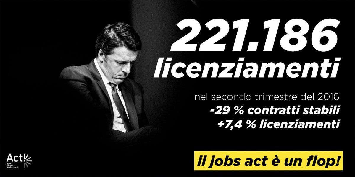 Niente, <a href="/matteorenzi/">Matteo Renzi</a> non ce la fa e a #ottoemezzo continua a sostenere che la sua riforma non sia un #FlopAct.
