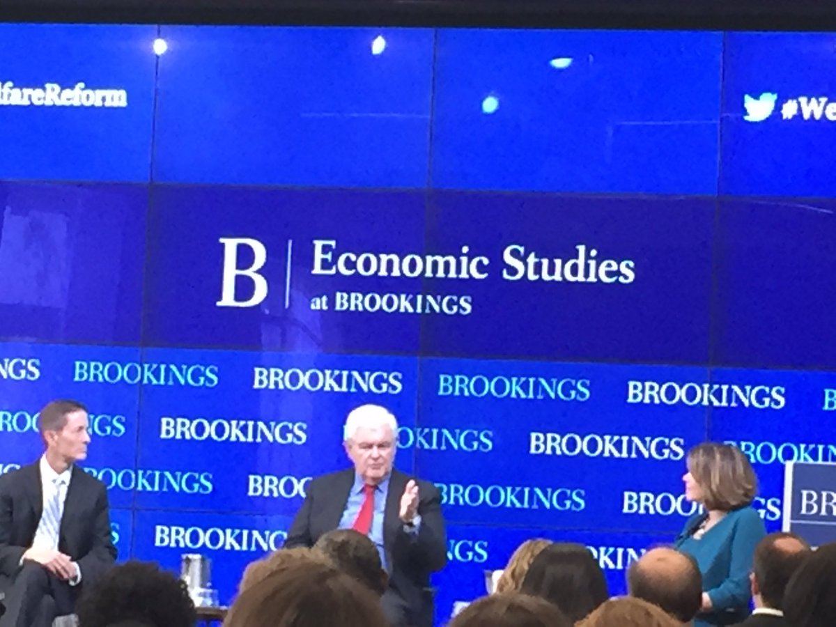 GaretFryar's tweet photo. @BrookingsInst 'whoever wins this presidential election needs to reach out to ALL of the other side ASAP' -@newtgingrich #WelfareReform https://t.co/Tt2CtkitNw