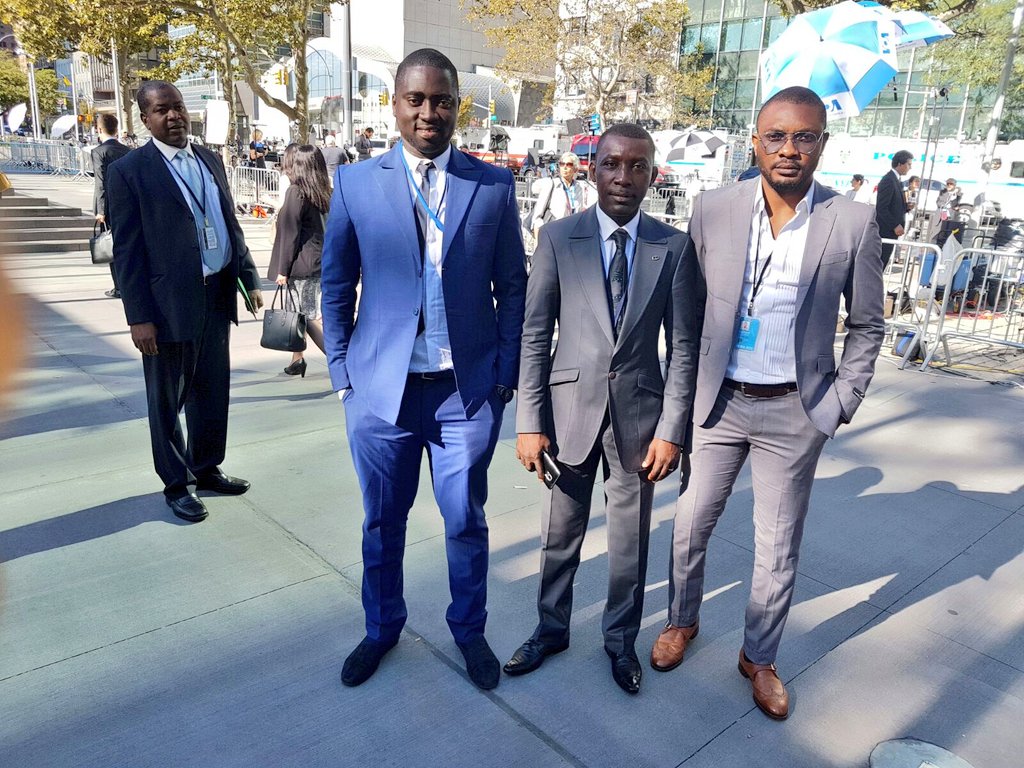 StevyWallace's tweet photo. Très belle journée en compagnie des amis de la presse internationale venus couvrir l'#UNGA au siège de l'@ONU_fr à NYC #wasexo #team229 https://t.co/WrwJJIpGe8