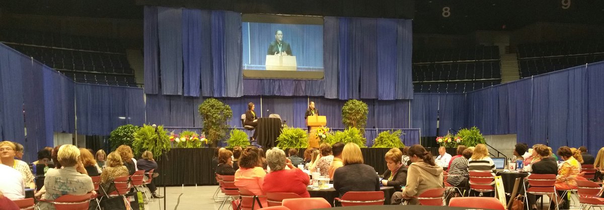 AngelaCooper41's tweet photo. Listening to Commissioner Johnson address the collaborative teams. #readinesssummit https://t.co/Orn9Ewy4A8