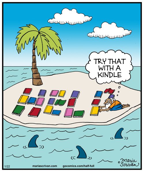 goodreads's tweet photo. All books are wonderful...but some are definitely more helpful when stranded on a desert island. (via @mariascrivan) https://t.co/YCgnkZCMQQ