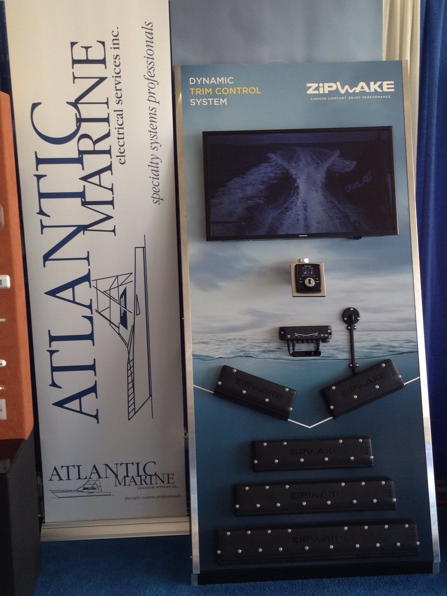 Promarinedist's tweet photo. Come see @AtlanticMarine1 with #zipwake at the Norwalk Boat Show https://t.co/p4DILHvr2k