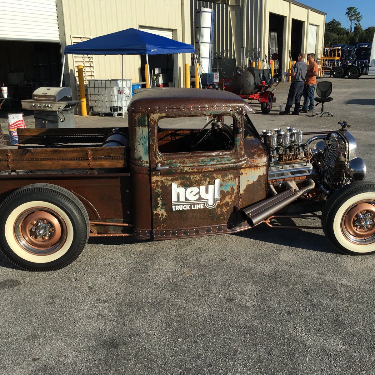 Zephyrhills mechanic Dwight Wallace restored this sweet ride from the ground up. "Kopperhead" is a 1932 Ford Rat Rod