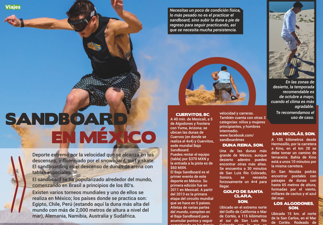 notifaxonline's tweet photo. 14 lugares ideales para #sandboard en #México, de norte a sur
Pág. 28 #septoct #infotogo
https://t.co/70SXqUyiUg https://t.co/m9Mcy1st6U