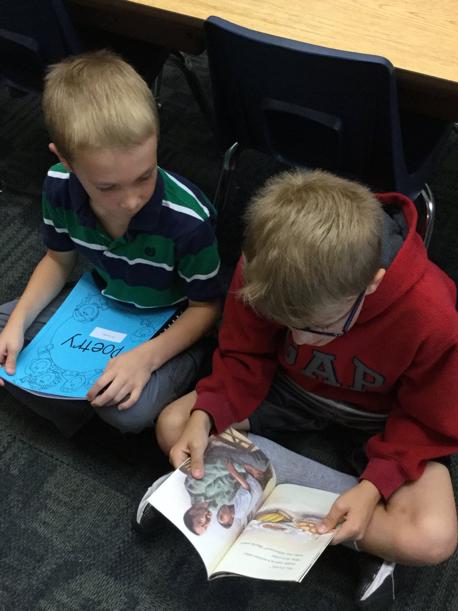 BVMesser1's tweet photo. Students met with their 4th Grade Buddies from Mrs. Carlson's class today. They took turns reading to each other! https://t.co/cwZMdeWvHK