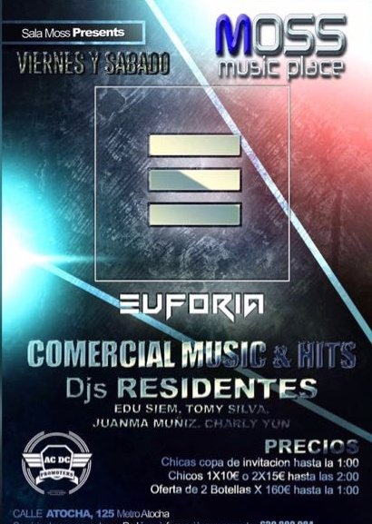 Colonial_Morcu's tweet photo. Entramos fuerte con MOSS, discoteca en atocha! Comercial y pachangeo

💢💣💥🕶💃💃🎶🎶

Listas: Morcu
Condiciones en la foto! https://t.co/s33W8RuFGd