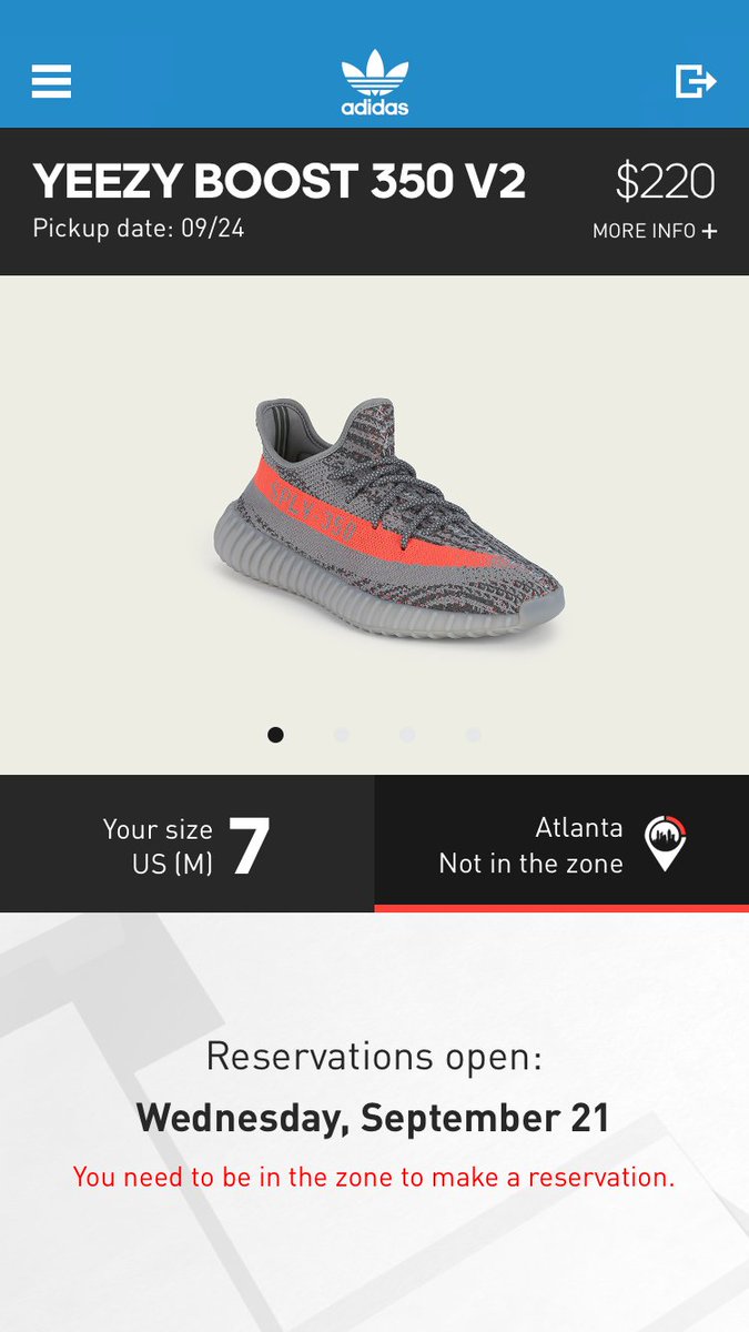 adidas yeezy reservation