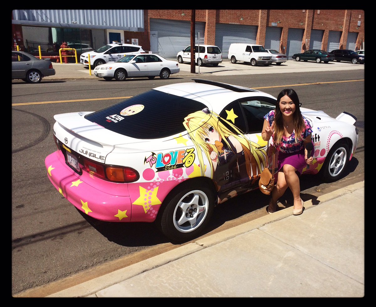 amylieumedia's tweet photo. #Anime on a #racecar at @theadmorg's #shiftanddrift in @cityofelsegundo! Story coming up on #elsegundotv! #staytuned #animeoncars #carshow https://t.co/20ZzQqFA5v