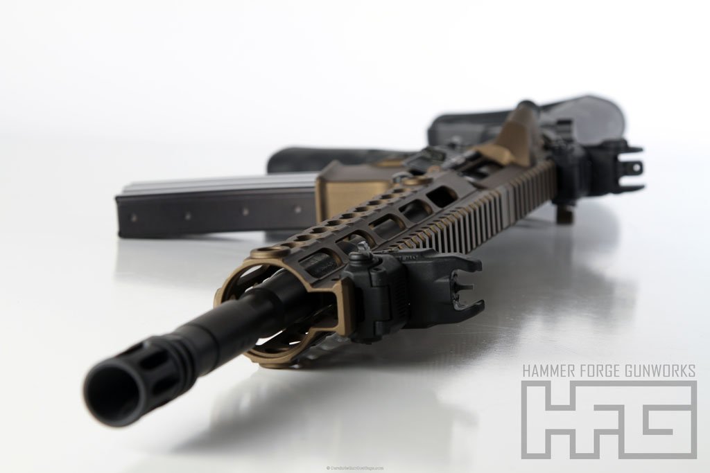 CerakoteFinish's tweet photo. #Cerakote Graphite Black & Burnt Bronze on this AR from #HammerForgeGunworks - more at https://t.co/KE6t59FLHS https://t.co/AjAgNlS7Sy