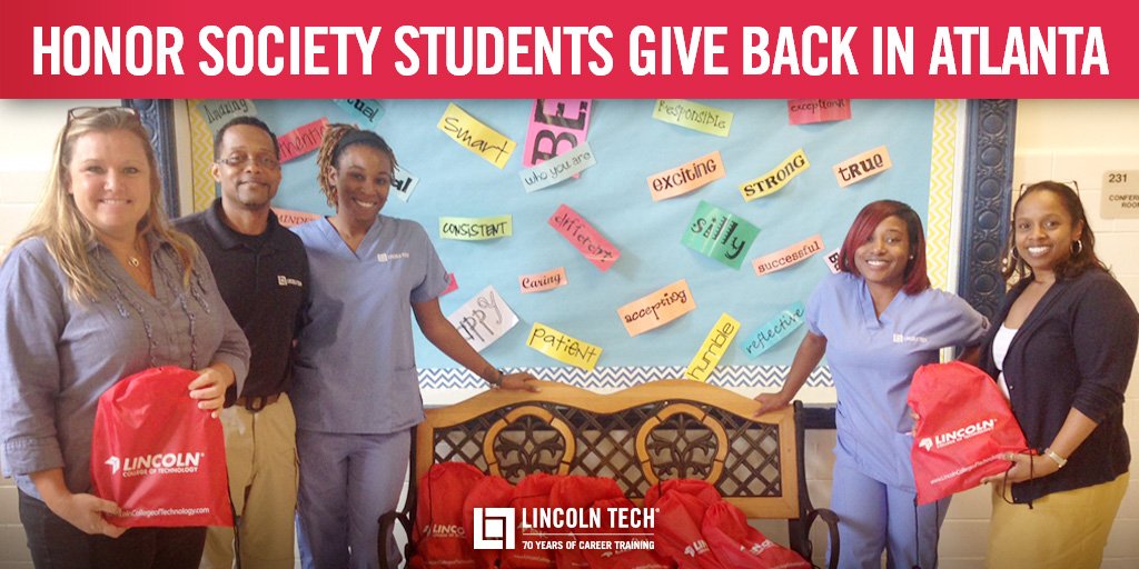 LCT_Atlanta's tweet photo. Honor Society #Students Give Back in Atlanta! #LincolnTechCares #leadbyexample #education https://t.co/yregcrz2kk https://t.co/yXV99j3alO