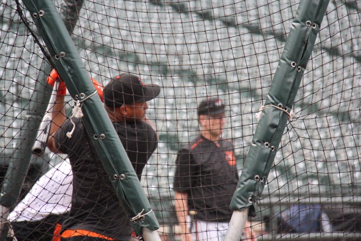 Orioles's tweet photo. Trey Mancini makes his major league debut tonight as the DH. #Birdland https://t.co/KL9VhKvfYg