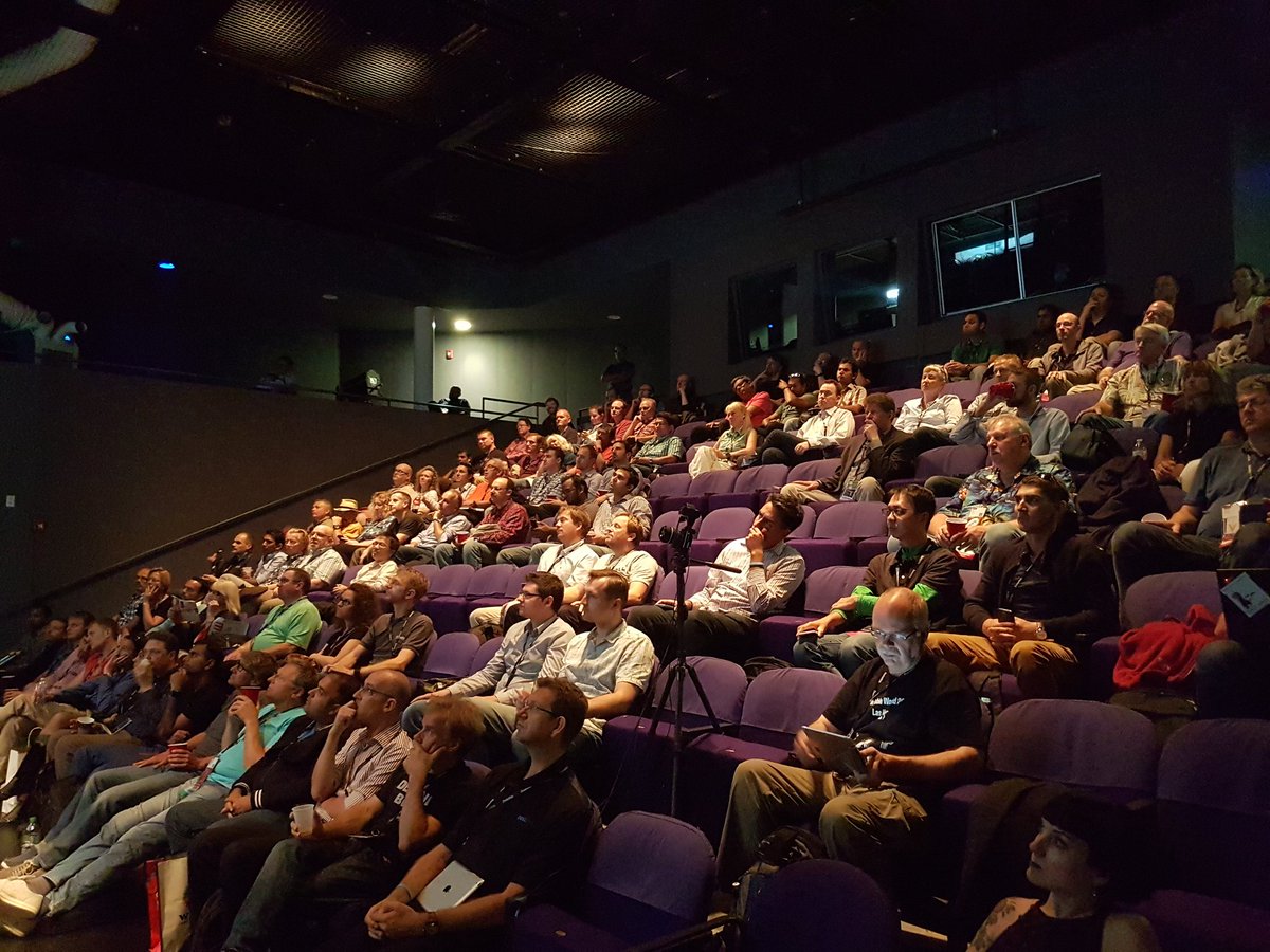 otw42's tweet photo. Good audience captivated by @alexgorbachev 's disruption' s explanations. #otw16 https://t.co/uqPly4xgYl