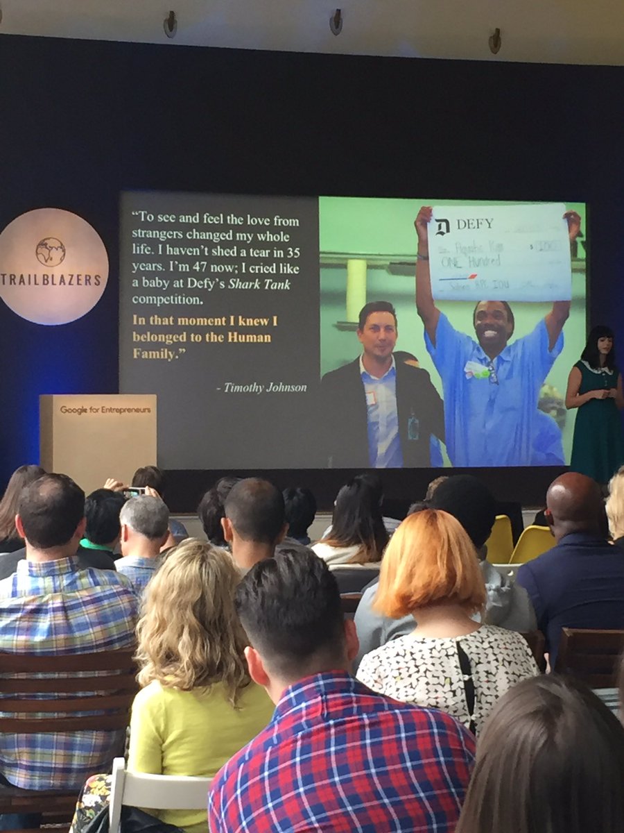 martamozes's tweet photo. "If you die today, why would your life matter"? @DefyVentures kicking off #Trailblazers2016 challenging us to make magic happen. https://t.co/7A1Yd8xpzM