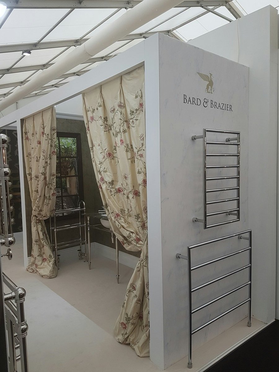beaumontfletch's tweet photo. If you're @Decorex_Intl pop by Stand F22 to see our friends @BardBrazier who are sporting our #couture Rosewalk #curtains. #Decorex2016 https://t.co/DqpCM7uZM1