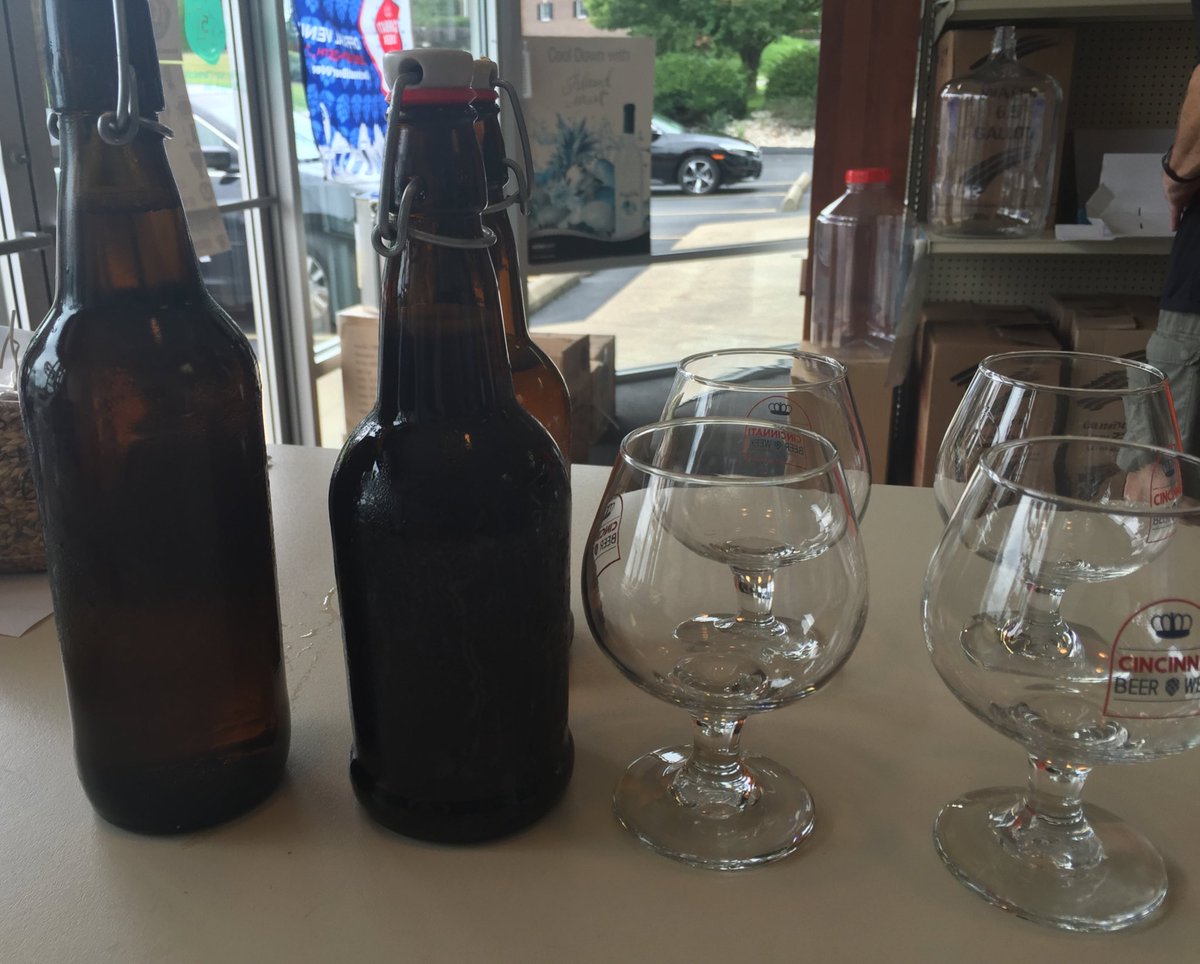 BrewMonkeys's tweet photo. More hard work in front of us tasting & giving feedback on #homebrew. But hey-we are dedicated! #NotReallyHard https://t.co/hg09OLTyAg