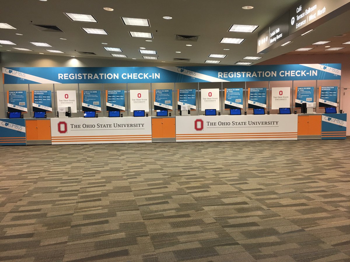 TRCBadgeRite's tweet image. We’re all set up for #NACAC16 in Columbus, OH! @NACACedu #ExperienceService