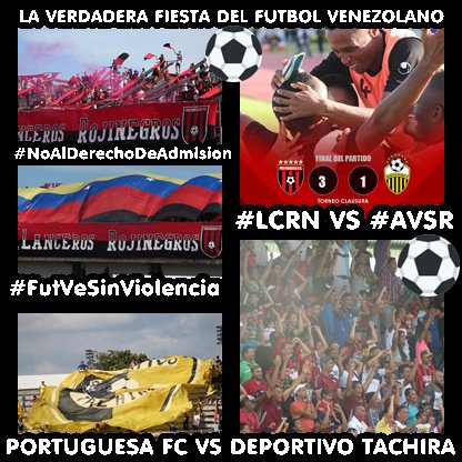 xyv190's tweet photo. Apoyemos a un #3Tfutve sin violencia #NoAlDerechoDeAdmision...
postales del #Portuguesa vs #DeportivoTachira @3TIEMPO..#3Tfutve.. https://t.co/v3EoBSuNJX