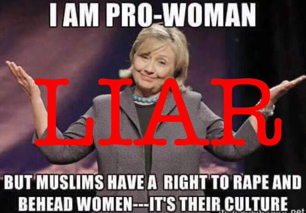 andersonDrLJA's tweet photo. NO MATTER WHAT #SexistHILLARY SAYS TO GET WOMEN'S VOTE, HER ACTIONS SHOW HER TRUE DISREGARD 4 WOMEN! #HILLARY2JAIL #NeverBill2WhiteHouse! https://t.co/B2aq3bZNYD