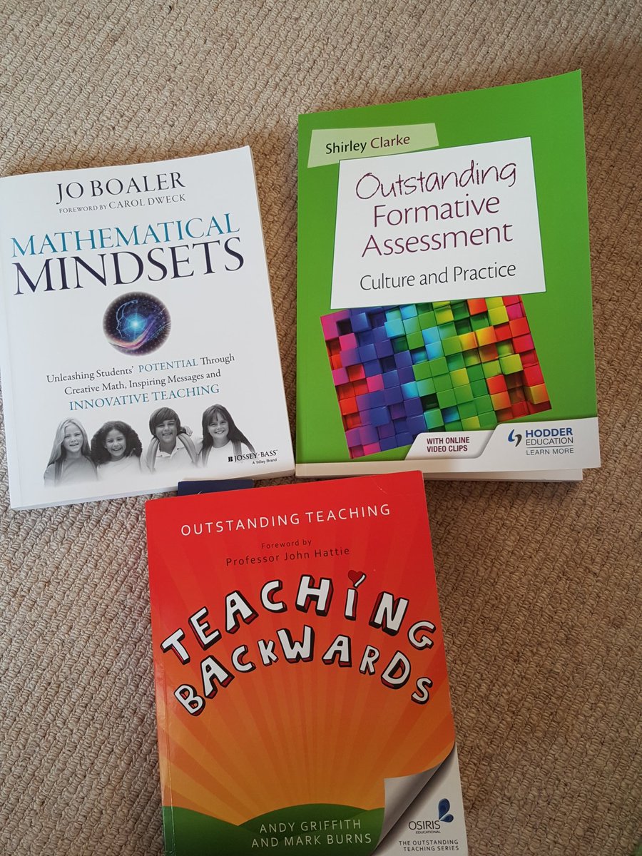 MrJames_Jones's tweet photo. In my opinion 3 essential books for every teacher and school leader: @shirleyclarke_ @joboaler @osirisedu https://t.co/l3mGFbnPSt