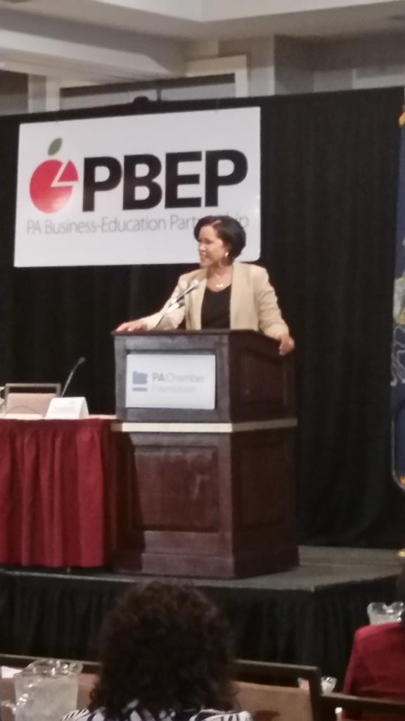 PAChamber's tweet photo. Pleased to have Dr. Barbara Jenkins - Orange Co. Public Schools Superintendent - at the #PaEdSummit https://t.co/efAtvCL3N9