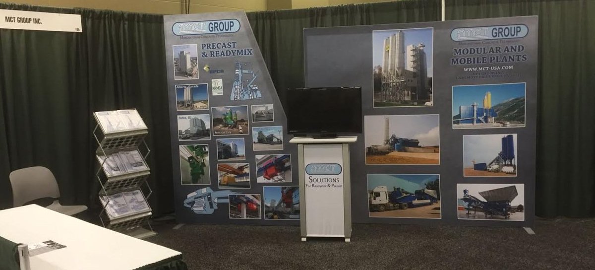 MCT_USA's tweet photo. LAST DAY FOR US @nrmca #cworks2016 
Our staff are waiting for you at booth #105.
#mctgroup #concrete #technology #MadeInItaly https://t.co/WVBt7FapL9